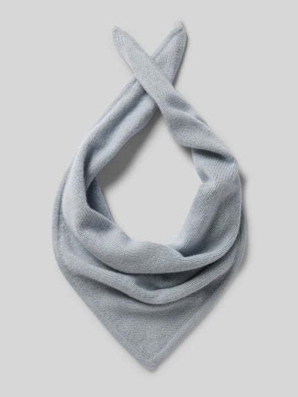 Produktfoto, Schal aus Woll-Mix von Marc O'Polo, hellgraue Farbe, weiche Textur, feines gestricktes Muster, Damen Schal von Marc O'Polo