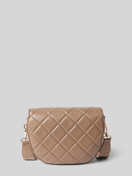 Valentino Bags Torba na długim pasku z detalem z logo model ‘BIGS’ Szarobrązowy 3