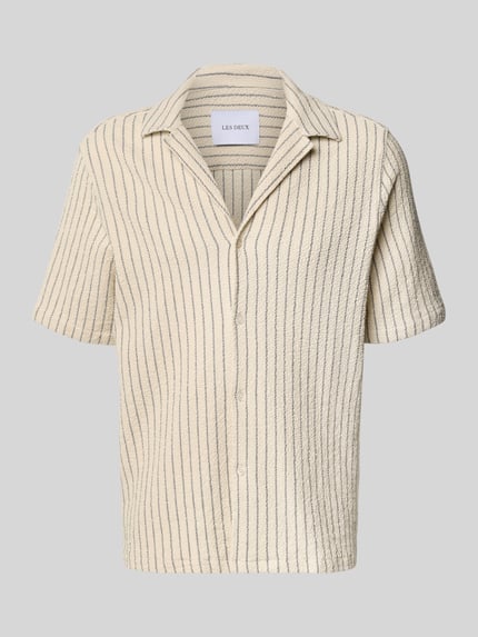 Les Deux Regular Fit Freizeithemd mit Reverskragen Offwhite 2