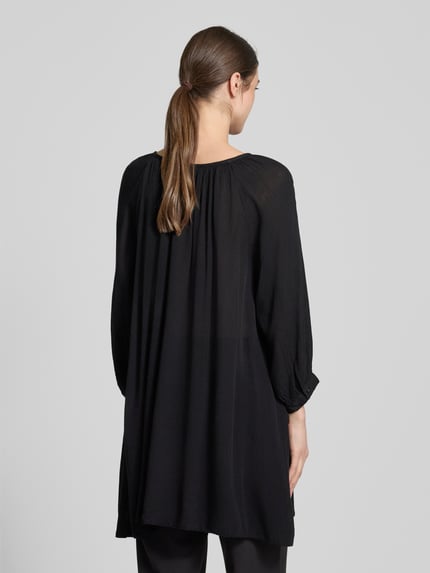 Kaffe Relaxed Fit Tunika mit Schlüsselloch-Ausschnitt Modell 'KAAMBER' Black 5