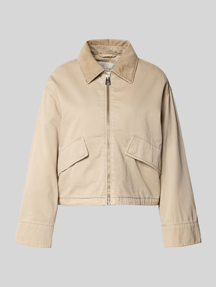 Oversized Bomberjacke aus reiner Baumwolle Shop The Look MANNEQUINE