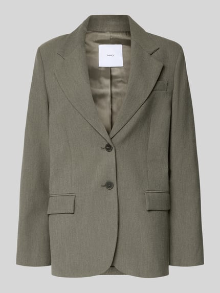 Relaxed Fit Blazer mit Viskose-Anteil Modell 'Napoli' Shop The Look MANNEQUINE