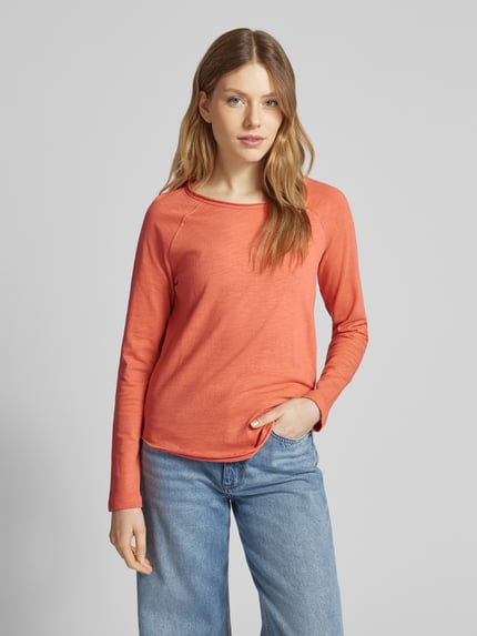 Smith and Soul Longsleeve met ronde hals Abrikoos - 4