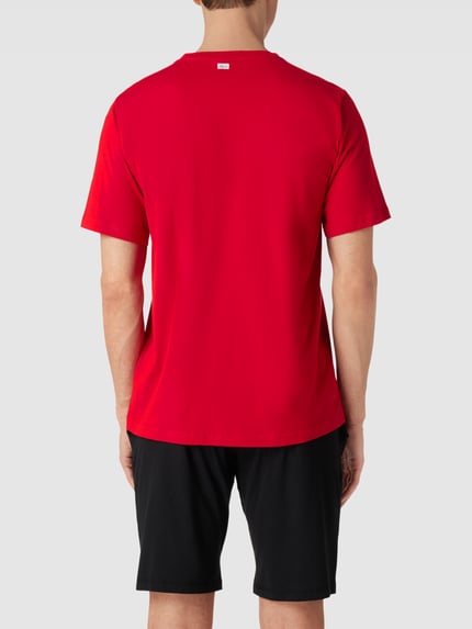 SCHIESSER T-Shirt mit Rundhalsausschnitt Modell 'Hannes' Rot 5