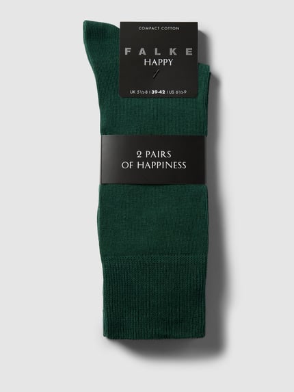 FALKE Socken im 2er-Pack Dunkelgruen 3