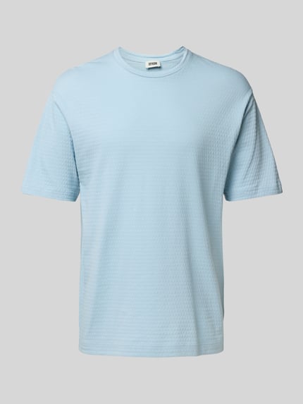 DRYKORN T-Shirt mit Strukturmuster Modell 'GILBERD' Hellblau 2