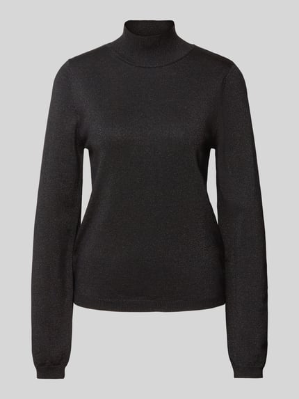 LOLLYS LAUNDRY Strickpullover mit Turtleneck Modell 'Beaumont' Black 2