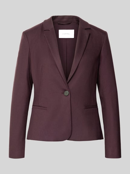COMMA żakiet o kroju slim fit z elastycznej mieszanki wiskozy model 'OKTOBER' Bordowy 2