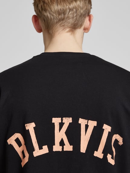 BLKVIS T-Shirt mit Label-Stitching Modell 'ART LOGO' Black 3