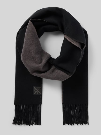 CK Calvin Klein Schal mit Label-Detail Black 1