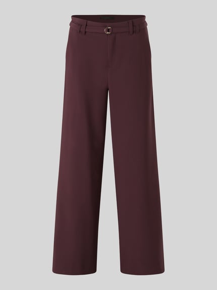 ANGELS Relaxed Fit Weite Hose aus Baumwoll-Mix Modell 'Liva Sleek' Bordeaux 2