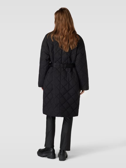 Calvin Klein Jeans Gewatteerde jas met tailleriem Zwart - 5