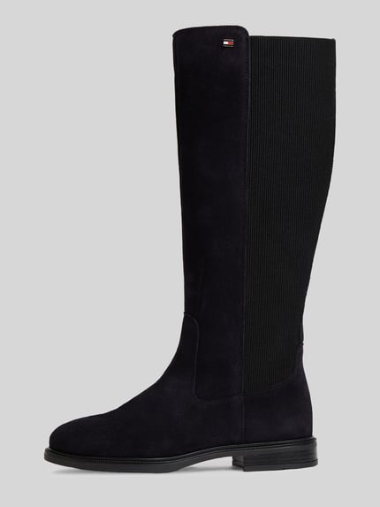 Tommy Hilfiger Stiefel aus echtem Leder mit Logo-Stitching Dunkelblau 2