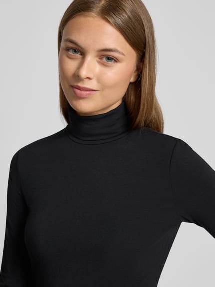 Lauren Ralph Lauren Longsleeve mit Rollkragen Modell 'ALANA' Black 3
