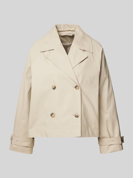 Selected Trenchcoat mit Leistentaschen Modell 'CILO' Beige 2