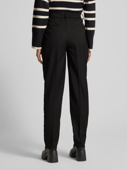 VILA High Waist Hose mit Bundfalten Modell 'RILEY LANYA' Black 5
