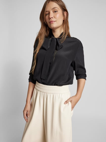 Weekend Max Mara Relaxed Fit Stoffhose mit elastischem Bund Modell 'GENNARO' Beige 3