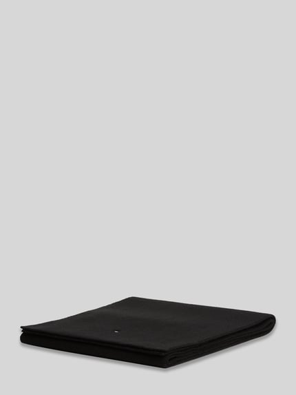 Tommy Hilfiger Schal aus Baumwoll-Mix mit Woll-Anteil Black 3