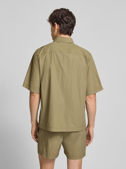 Calvin Klein Underwear Freizeithemd mit Knopfleiste Khaki 5