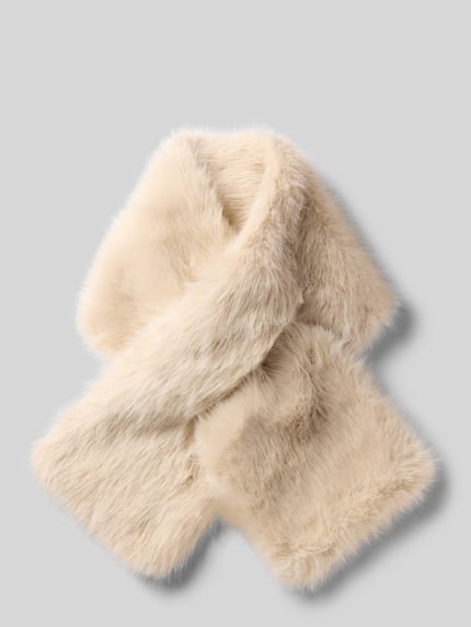 OPUS Schal mit weichem Fleece Modell 'Awifey' Sand 1