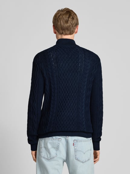 Tommy Jeans Regular Fit Strickpullover aus reiner Baumwolle Marine 5