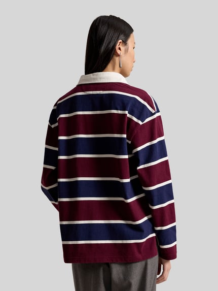 Polo Ralph Lauren Relaxed Fit Sweatshirt aus reiner Baumwolle Bordeaux 4