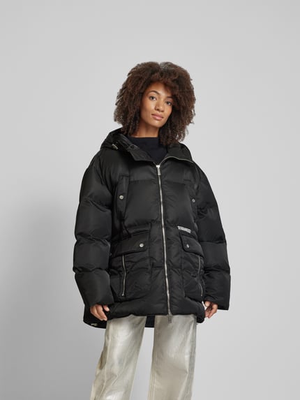 Dsquared2 Gewatteerde jas met capuchon Zwart - 4