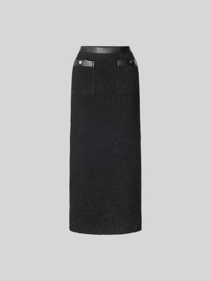 Nanushka maxirok met elastische band Zwart - 2