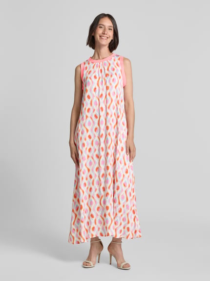 Emily Van den Bergh Midikleid mit breiten Trägern Offwhite 4