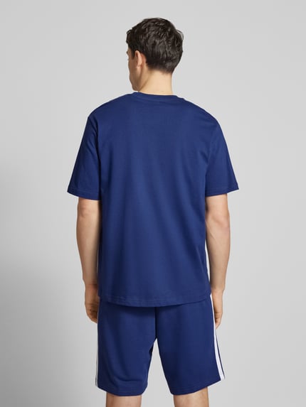 adidas Sportswear T-Shirt mit Label-Print Marine 5
