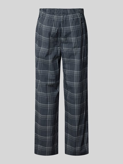 BOSS Regular Fit Pyjama-Hose aus Lyocell-Baumwoll-Mix Modell 'CHRIS' Marine 3