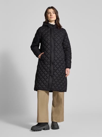 CINQUE Straight Fit Steppmantel Modell 'Philia' Black 4