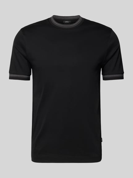 BOSS Slim Fit T-Shirt aus reiner Baumwolle Modell 'TESSLER 202' Black 2