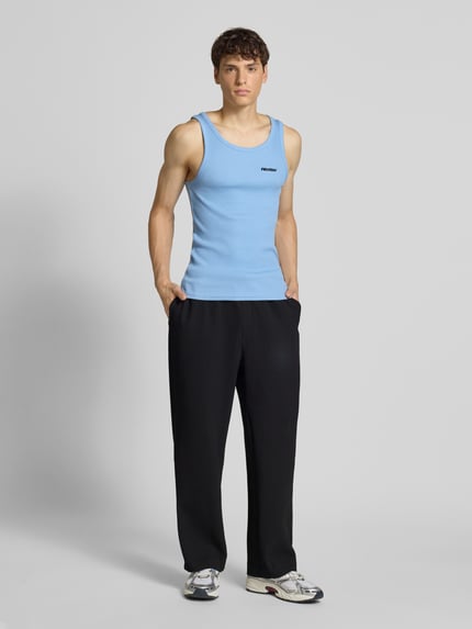 REVIEW Hose mit elastischem Bund und Tunnelzug Black 1