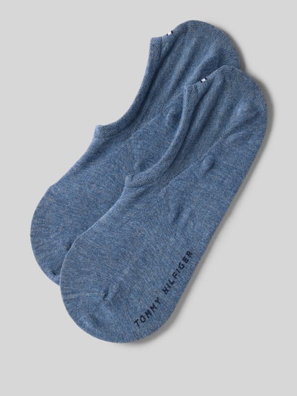 Tommy Hilfiger Sneakersocken mit Label-Detail im 2er-Pack Jeansblau 1