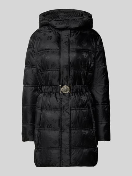 GUESS Gewatteerde jas met capuchon Zwart - 2