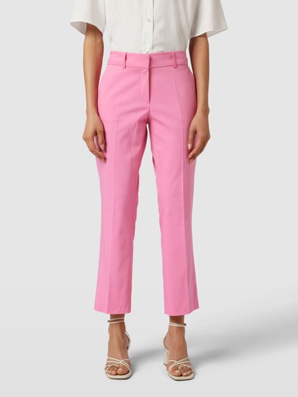 White Label Regular Fit Stoffhose mit Bügelfalten Pink 4