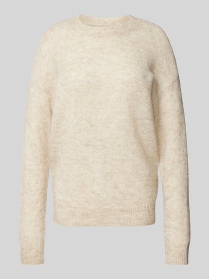 MSCH Copenhagen Strickpullover mit Woll-Anteil Modell 'Festina' Beige 2