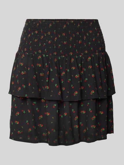 Minirok in dubbele-laagjeslook Shop The Look MANNEQUINE