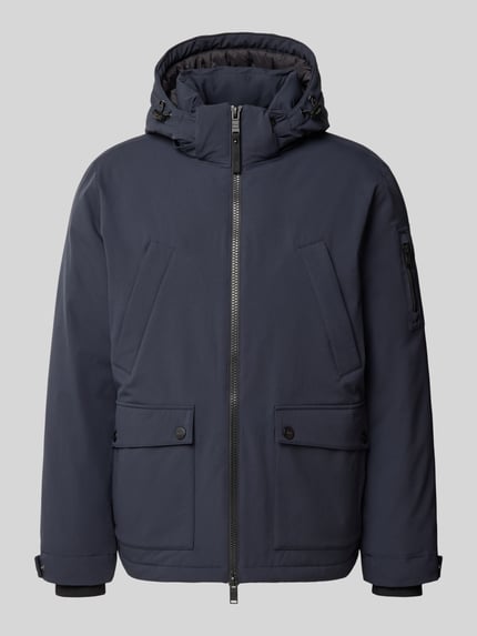 Brax Functioneel jack met afneembare capuchon Marineblauw - 2