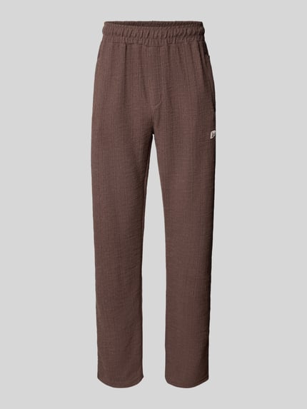 Regular Fit Sweatpants mit Strukturmuster Modell 'Libco' Shop The Look MANNEQUINE