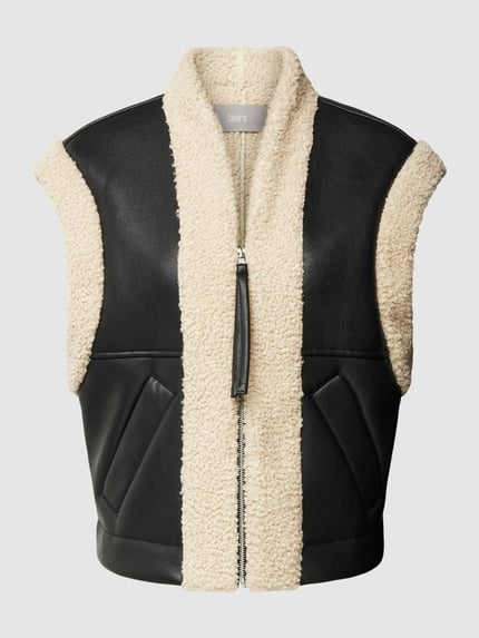 Jake*s Collection Weste mit Woll-Anteil Black 2