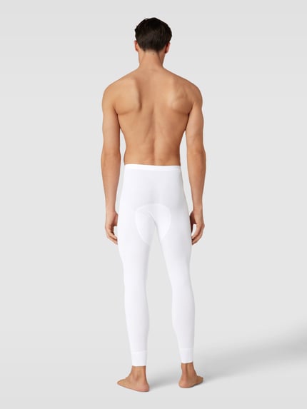 SCHIESSER Lange onderbroek in riblook Wit - 4