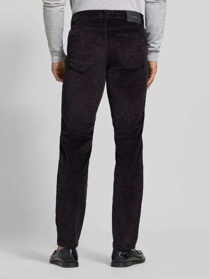 Brax Straight Fit Cordhose aus Baumwoll-Mix Modell 'Mythos Flex Cord' Black 5