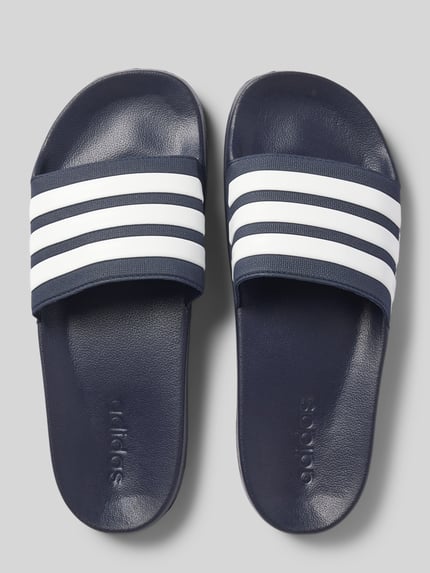 adidas Sportswear Slippers met labeldetail, model 'ADILETTE SHOWER' Marineblauw - 3