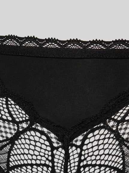 LASCANA String mit Spitzenbesatz Modell 'Alicia' Black 2