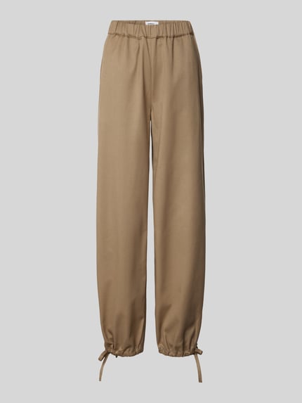Moves Relaxed Fit Stoffhose mit elastischem Bund Modell 'Ostera 3690' Schilf 2