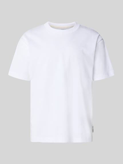 Relaxed Fit T-Shirt aus reiner Baumwolle Shop The Look MANNEQUINE