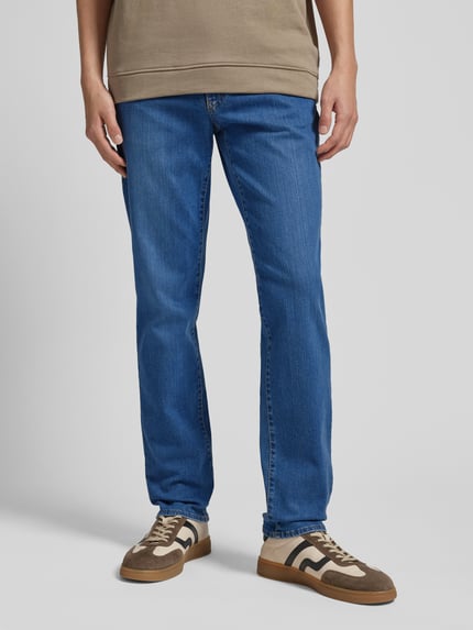 Brax Jeansy o kroju regular fit z 5 kieszeni model 'CADIZ' Jeansowy niebieski 4