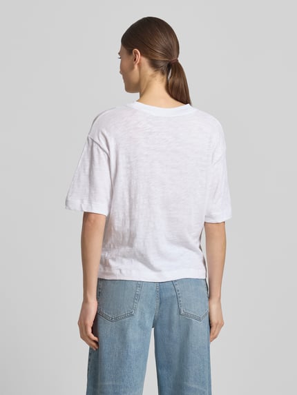 Marc O'Polo regular fit T-shirt van puur katoen Wit - 5